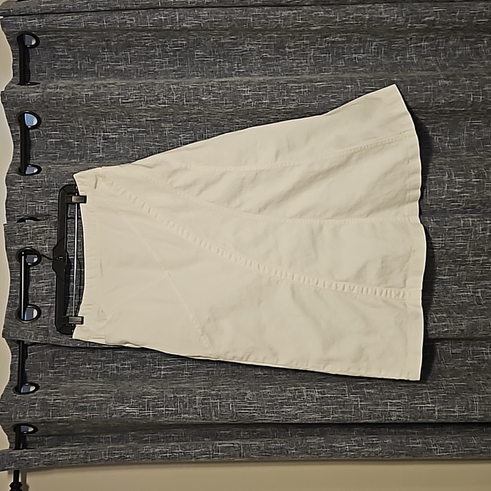 White denim New Creation skirt